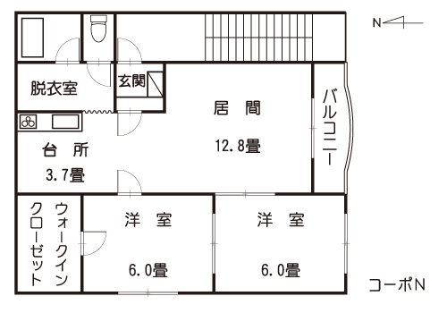 帯広みやび宅建間取り